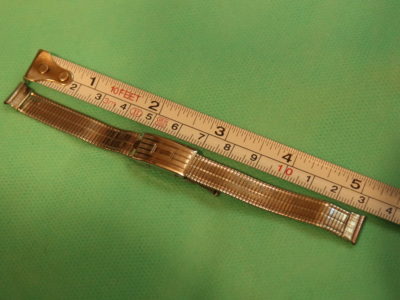 Простой стальной браслет шириной 12 мм