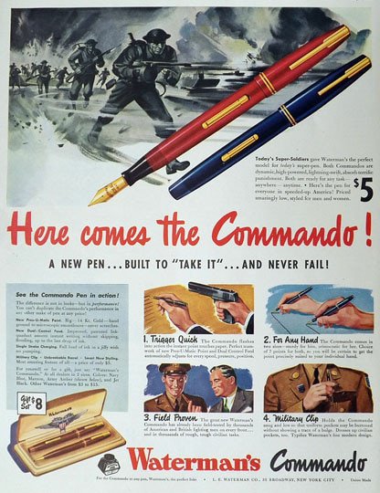 Ad Watermans 40s commando