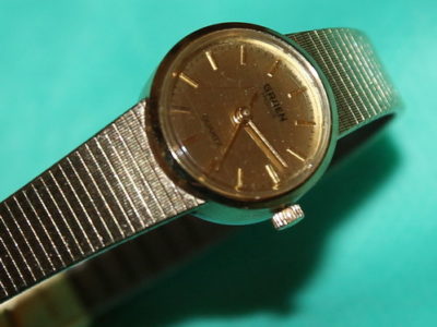 Gruen Precision - кварц 80-х годов - сталь с позолотой