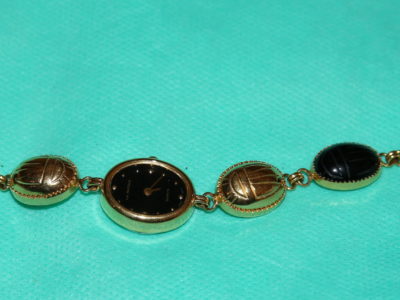 Кварцевые La Marque, новые часы-браслет, позолота, США