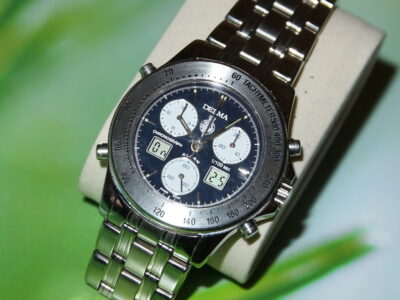 Кварцевый хронограф Delma Blue Meridian лимитка Royal Geographic Society