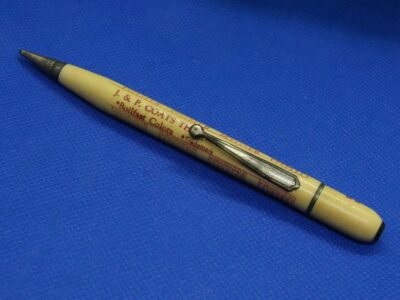 Карандаш J P Coats , с календарём, 1941 год