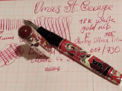 Лимитка Omas St George, серебро 925 пробы