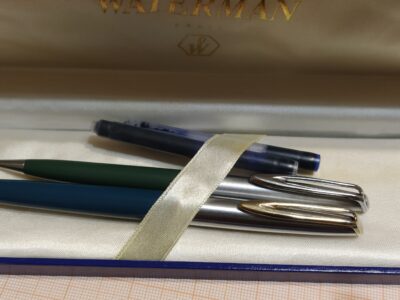Набор Waterman CF бирюза. Золотое перо 585 пробы.