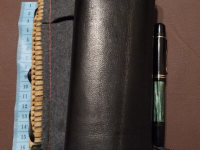 Роллап на 8 ручек, ручное изготовление кожа+винтажное сукно