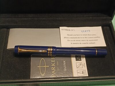 Parker Duofold International Blue GT MK3