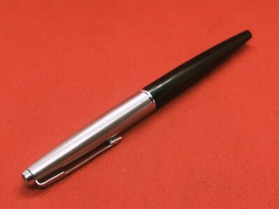 Parker 45 Black USA 14K F Chrome Clip